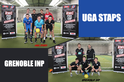 UGA STAPS et Grenoble INP finalistes au RMC FIVE CUP de Grenoble !