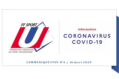 COVID-19 / Communiqué FFSU